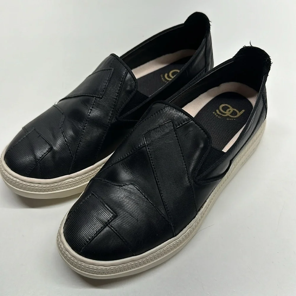 Gravity Defyer G-defy Orpha Leather Slip On Flat Loafers Shoes Black Size 7 - Picture 6 of 10